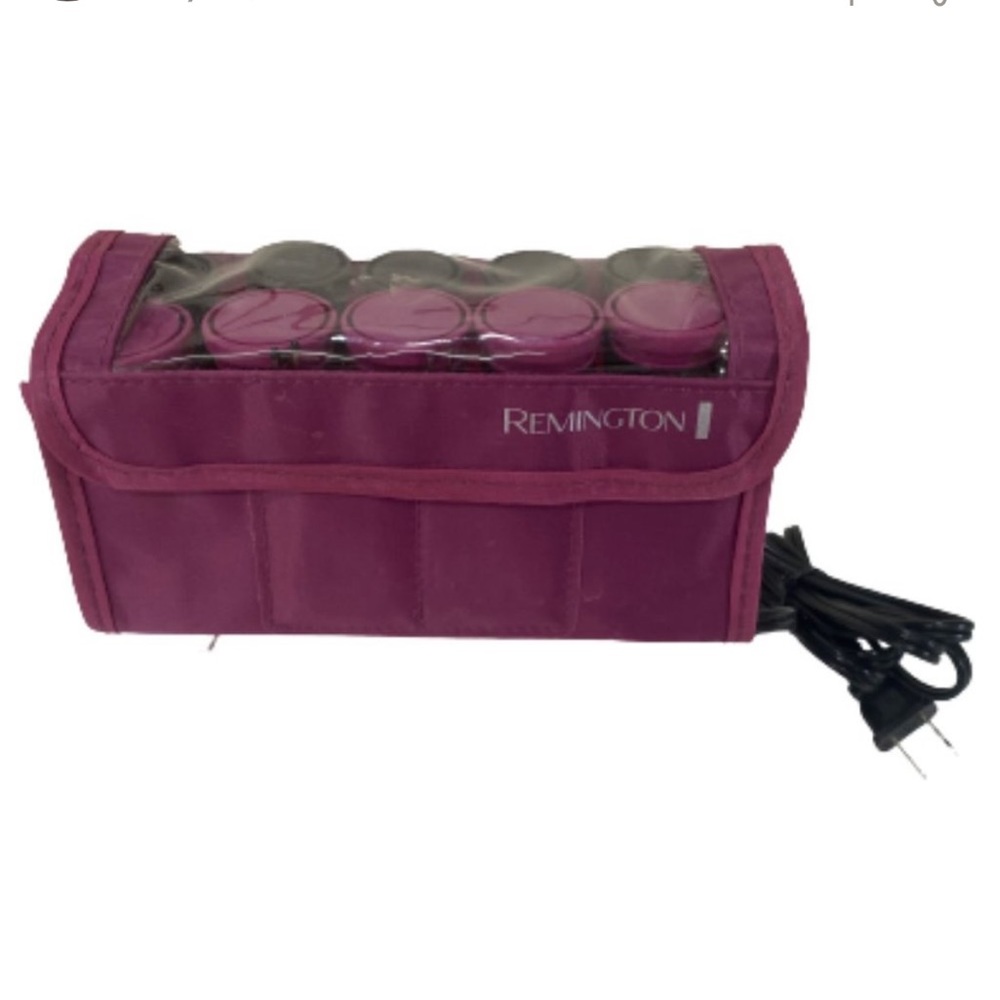 Remington H-1015 Ceramic Compact Hot Rollers for Easy Storage & Travel